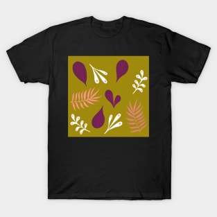 Winter leaf and ferns. T-Shirt